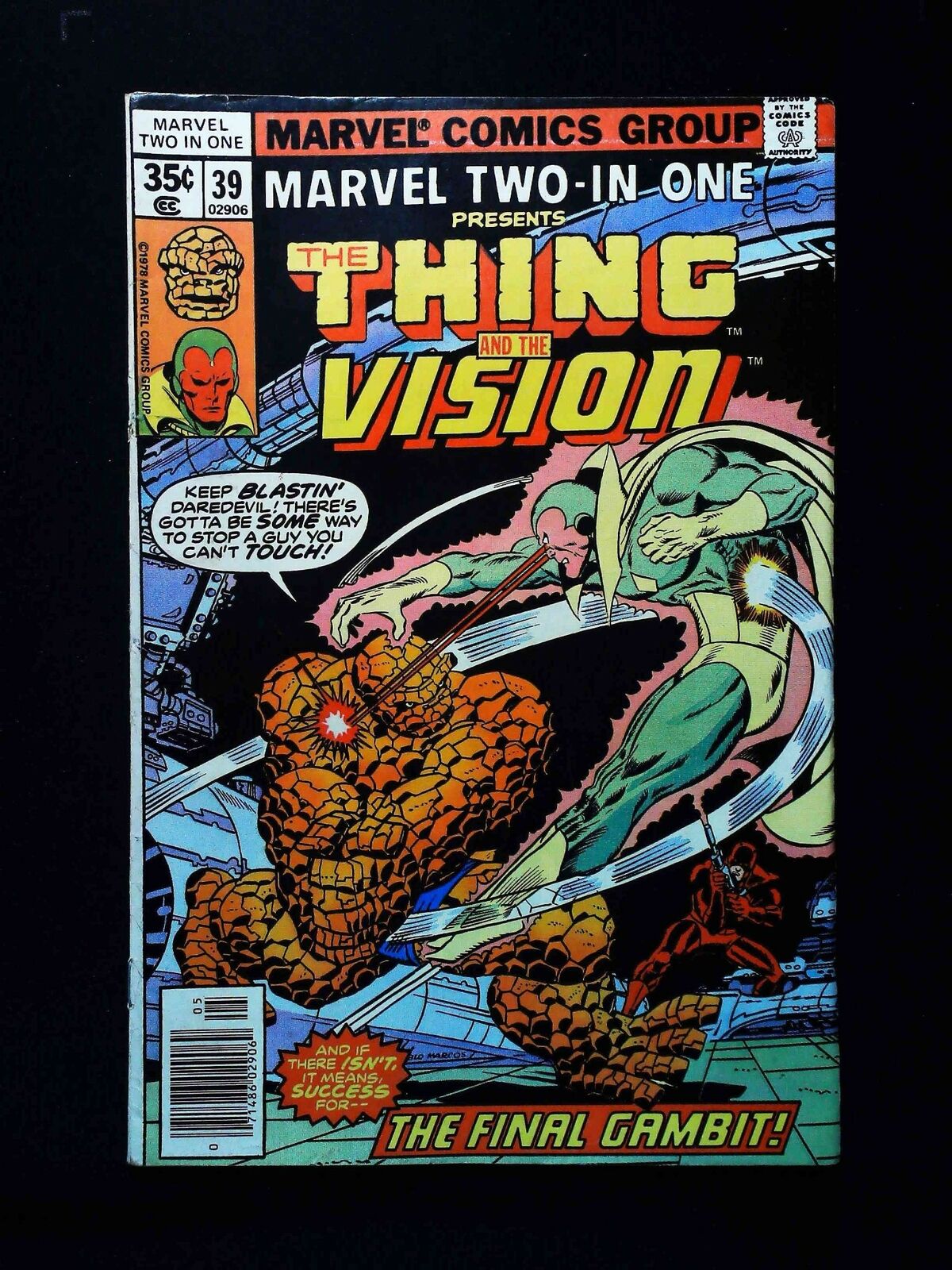 MARVEL TWO-IN-ONE #39  MARVEL COMICS 1978 VF- NEWSSTAND