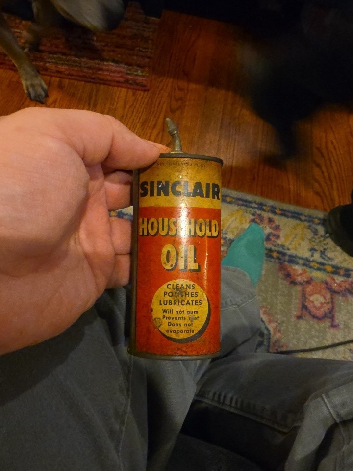 Vintage Antique Sinclair Household Oil 4oz Vintage Antique Sinclair Household Oil 4oz
