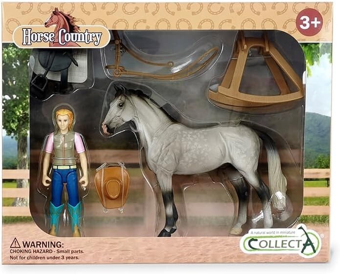 CollectA Horse Country Western Rider and Horse Set # 84245 CollectA Horse Country Western Rider and Horse Set # 84245