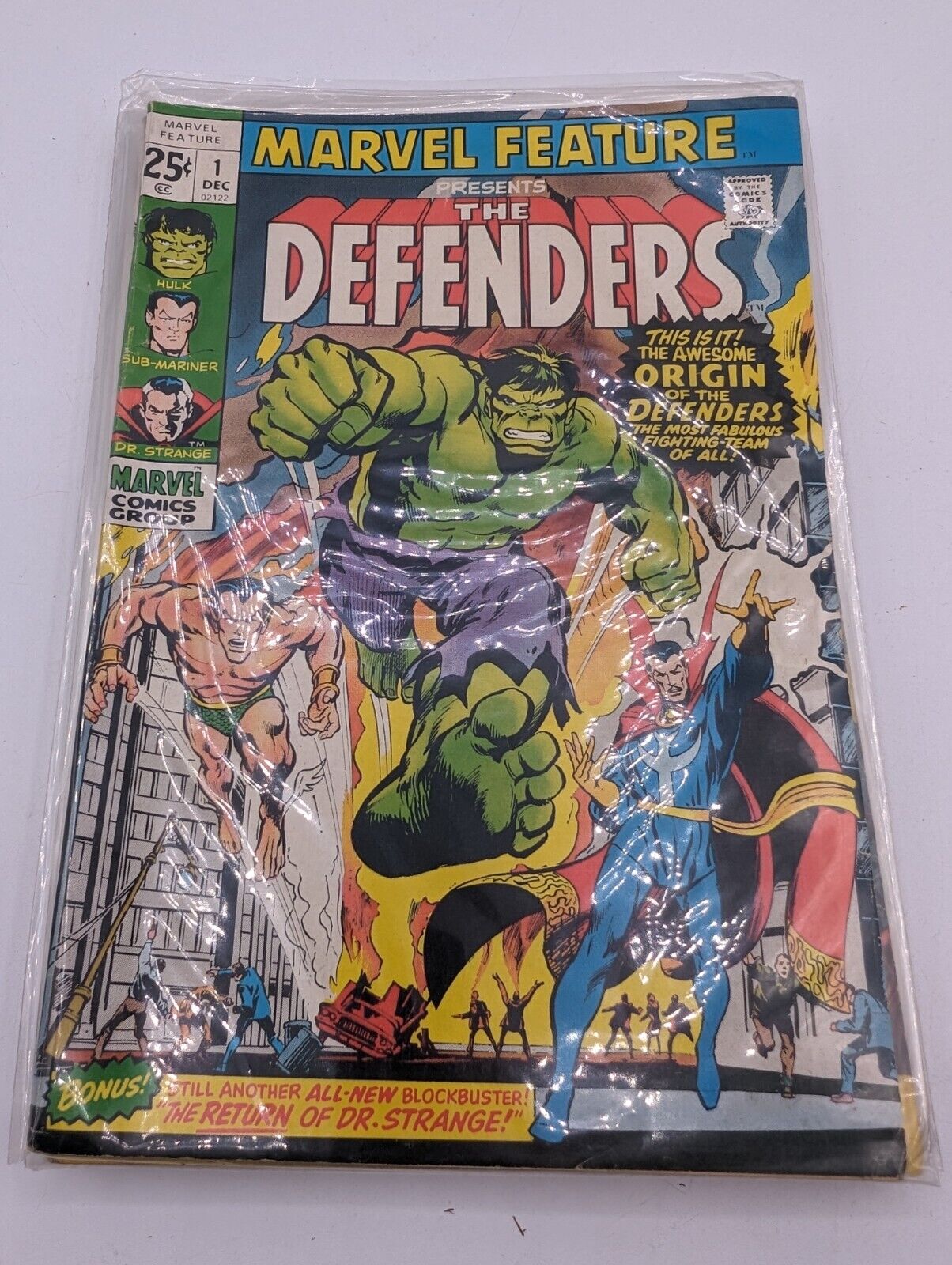 Marvel Feature #1 The Defenders (1971) - 1st Appearance of Defenders