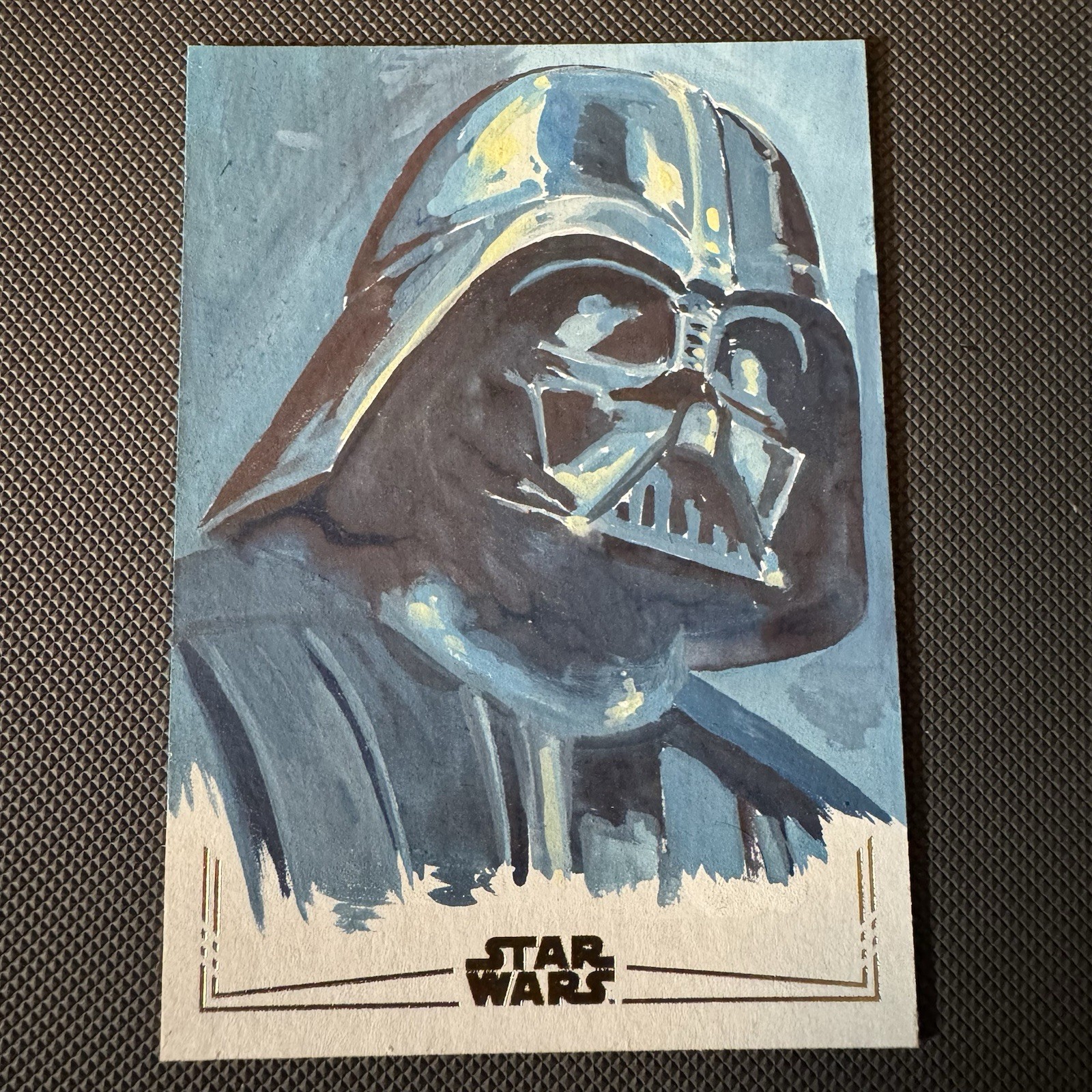 2026 Topps Chrome Star Wars Galaxy GOLD FoilSKETCH Darth Vader Patricio Carrasco 2026 Topps Chrome Star Wars Galaxy GOLD FoilSKETCH Darth Vader Patricio Carrasco