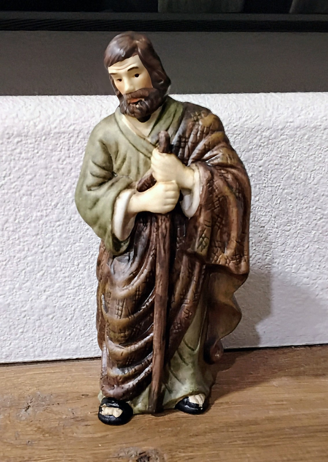 VTG Kirkland Signature Porcelain Nativity Set Replacement Standing Joseph VTG Kirkland Signature Porcelain Nativity Set Replacement Standing Joseph