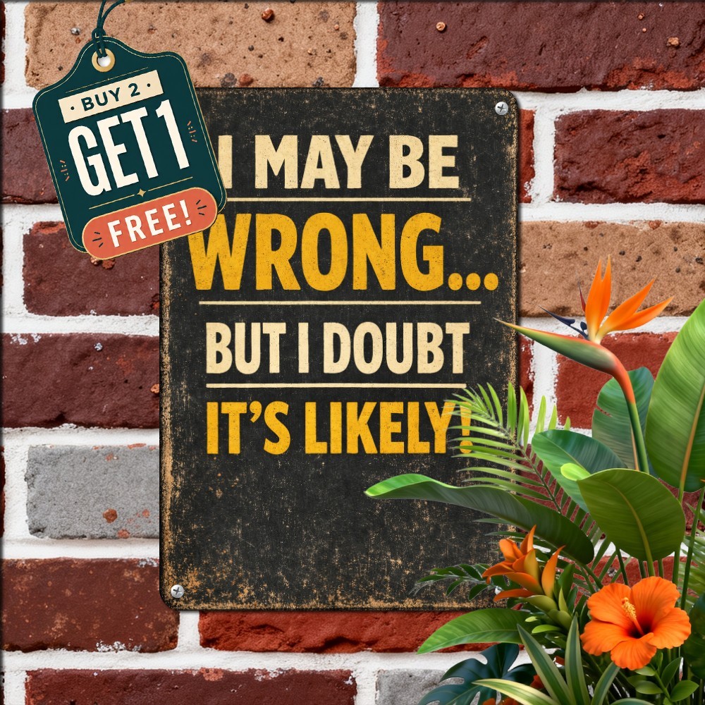 Not Arguing Explaining Why I Am Right Wit Retro Metal Tin Sign Art 8x12