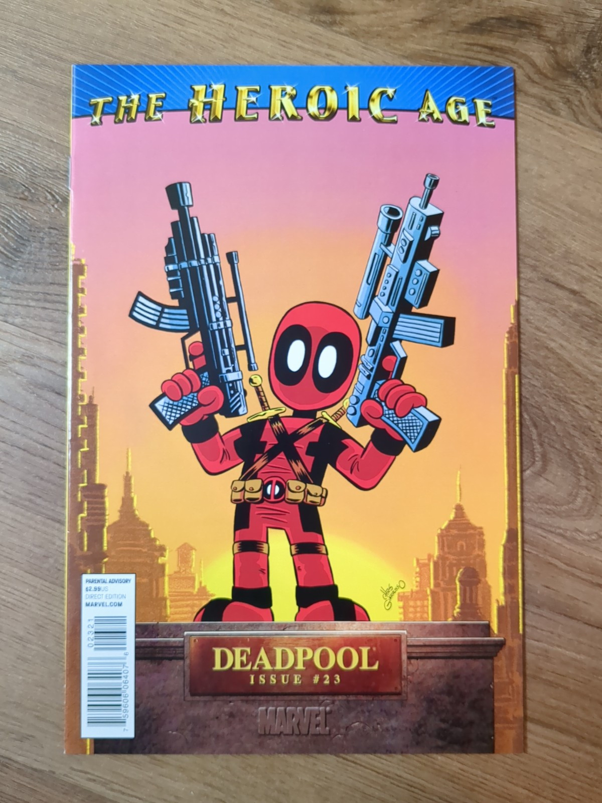 Deadpool #23 - 2010 - CHRIS GIARRUSSO 1:15 Retailer Incentive Variant