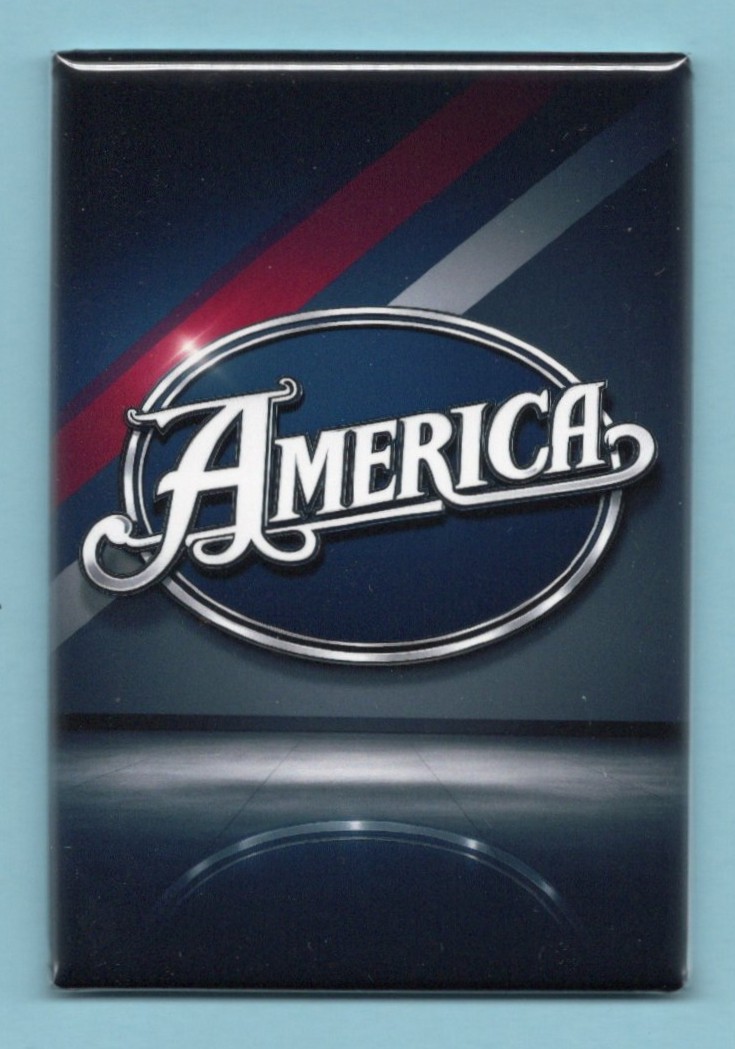 AMERICA LOGO *2X3 FRIDGE MAGNET* ROCK N ROLL BAND GROUP SOFT POP FOLK COUNTRY AMERICA LOGO *2X3 FRIDGE MAGNET* ROCK N ROLL BAND GROUP SOFT POP FOLK COUNTRY