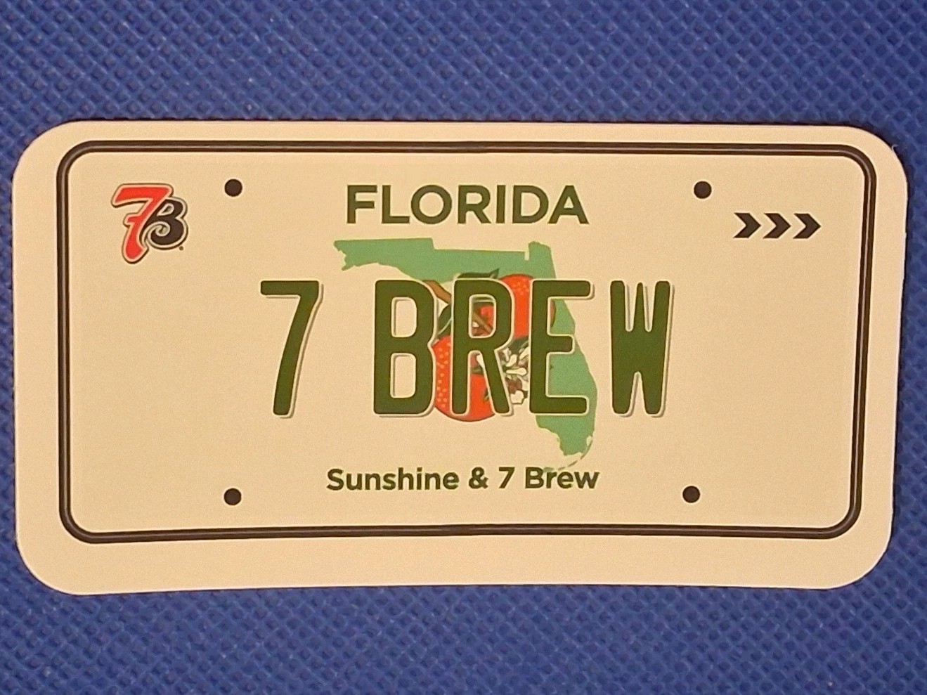 7 Brew license plate Sticker FLORIDA New Sunshine & 7 Brew 7 Brew license plate Sticker FLORIDA New Sunshine & 7 Brew