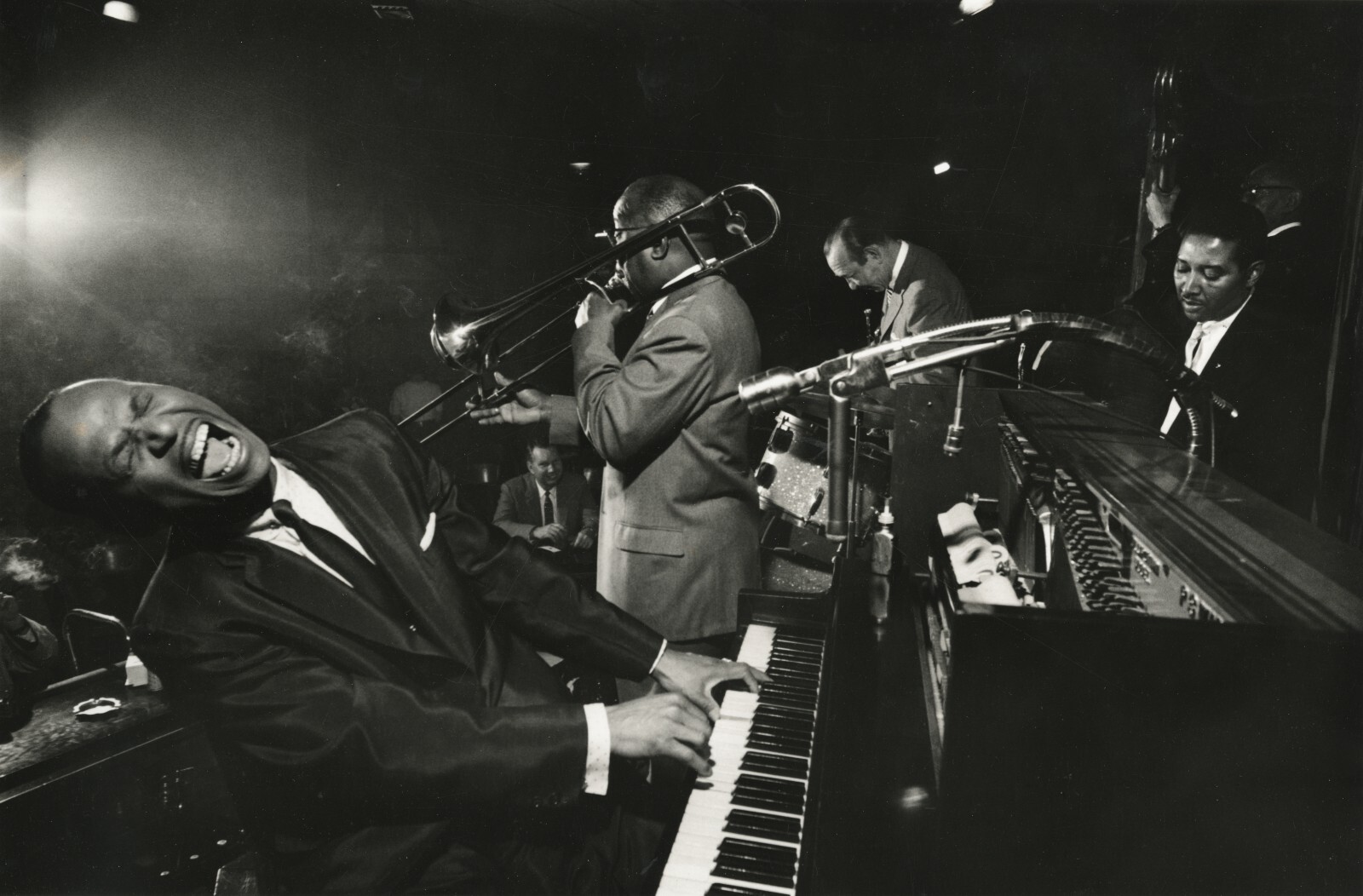 1958 Earl Hines at the Hangover, San Francisco Photograph by Dennis Stock