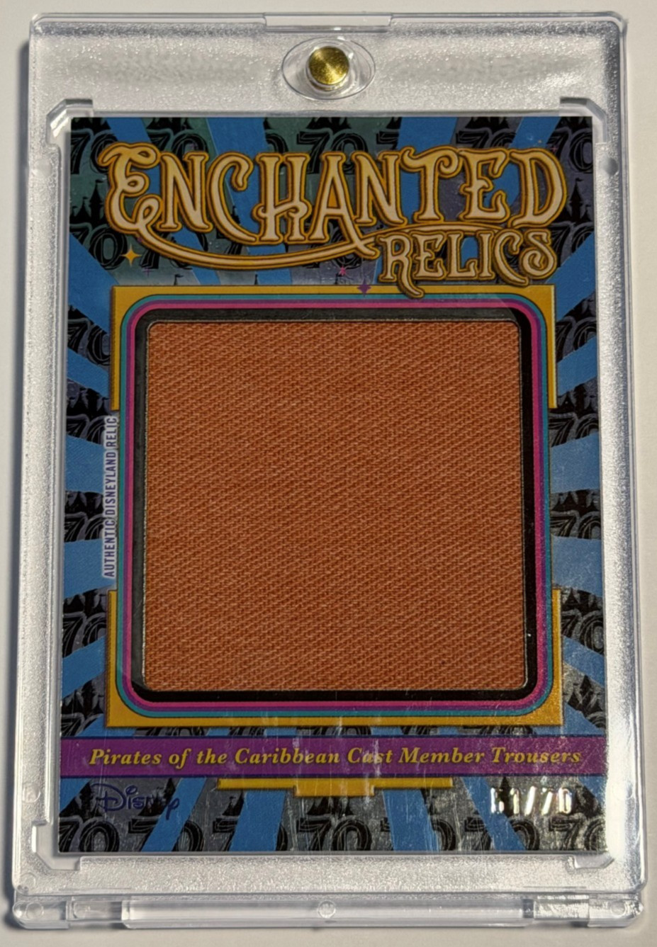 2025 Topps Disneyland 70th LOGO Enchanted Relics Pirates Of The Caribbean 51/70 2025 Topps Disneyland 70th LOGO Enchanted Relics Pirates Of The Caribbean 51/70