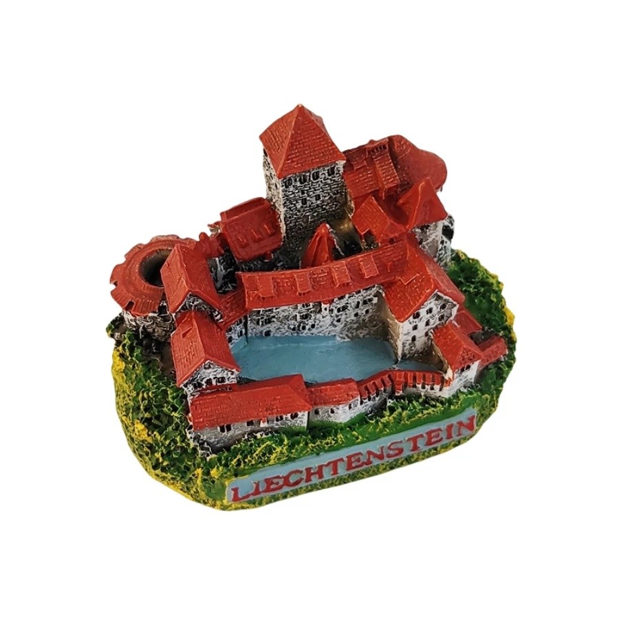 Vaduz Castle Liechtenstein Resin Statue Miniature Tourist Souvenir Desk Decor Vaduz Castle Liechtenstein Resin Statue Miniature Tourist Souvenir Desk Decor