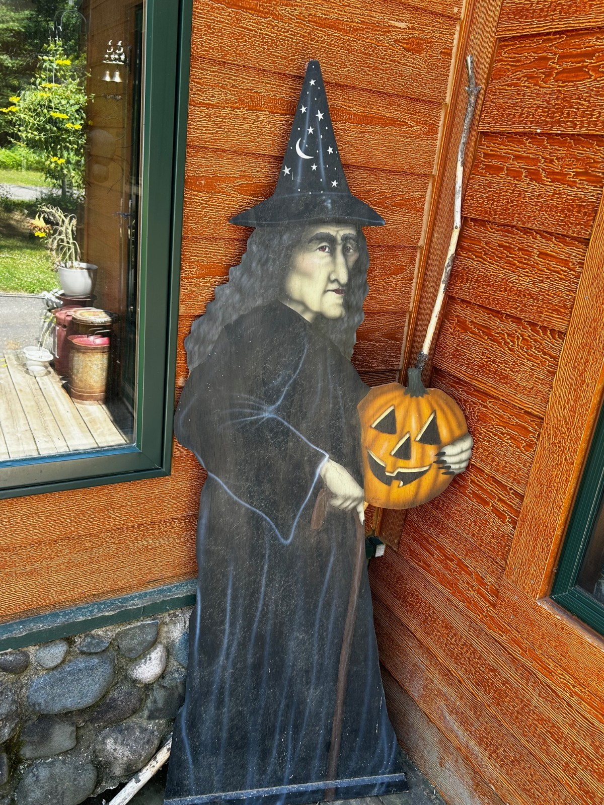 HALLOWEEN FOLK ART BY BARRETT & J BULLER, WILL NOT RELIST, GOING TO AUCTION,