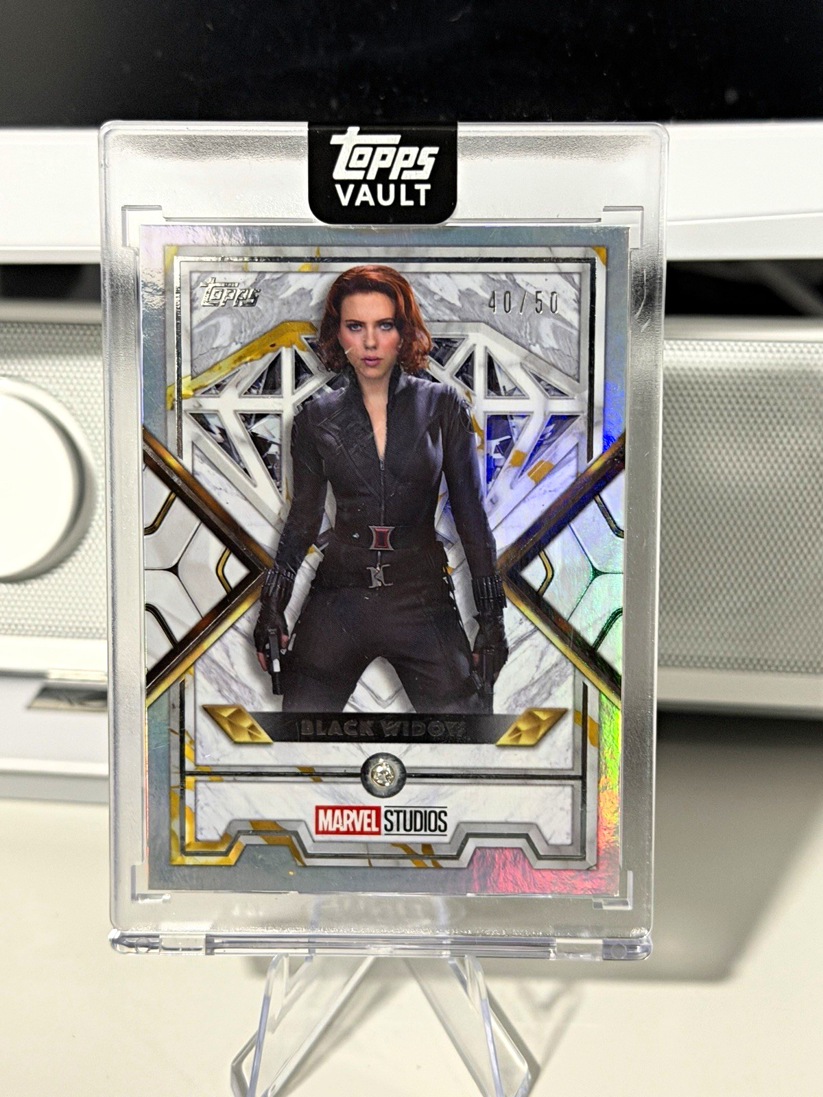 2026 Topps Marvel Vault Diamonds Black Widow MD65 /50 Serial 2026 Topps Marvel Vault Diamonds Black Widow MD65 /50 Serial