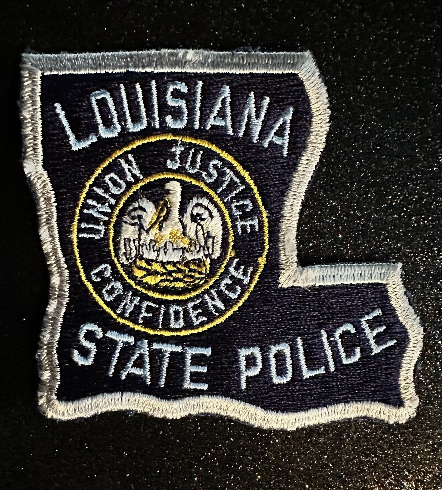 Louisiana State Police Shoulder Patch 1965-74 Issue LA ~ Vintage ~ RARE