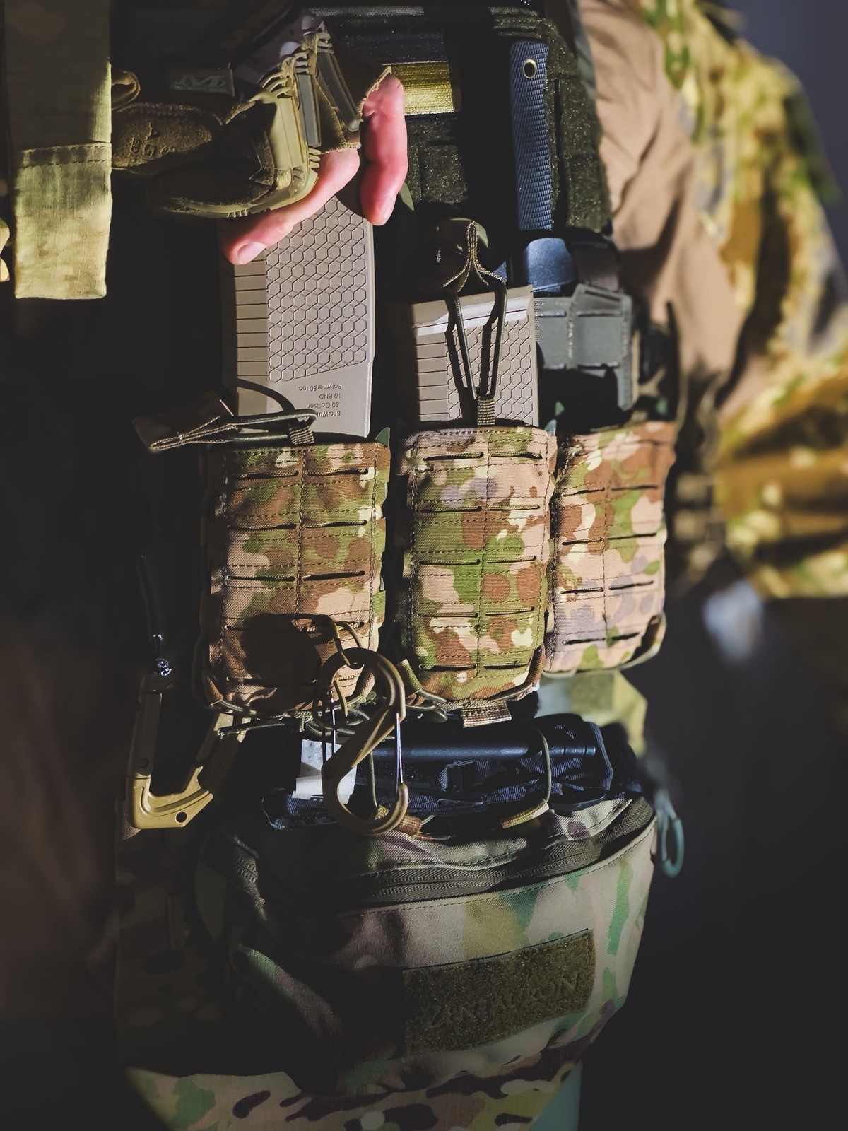 KSK KSM EGB Multitarn Magazine Pouches Multi Caliber Lasercut