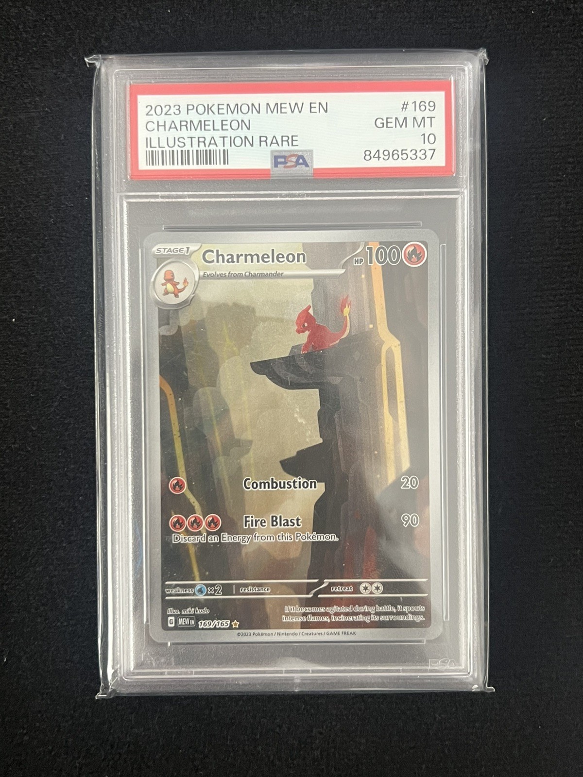 (PSA 10) Charmeleon 169/165 - Pokemon 151