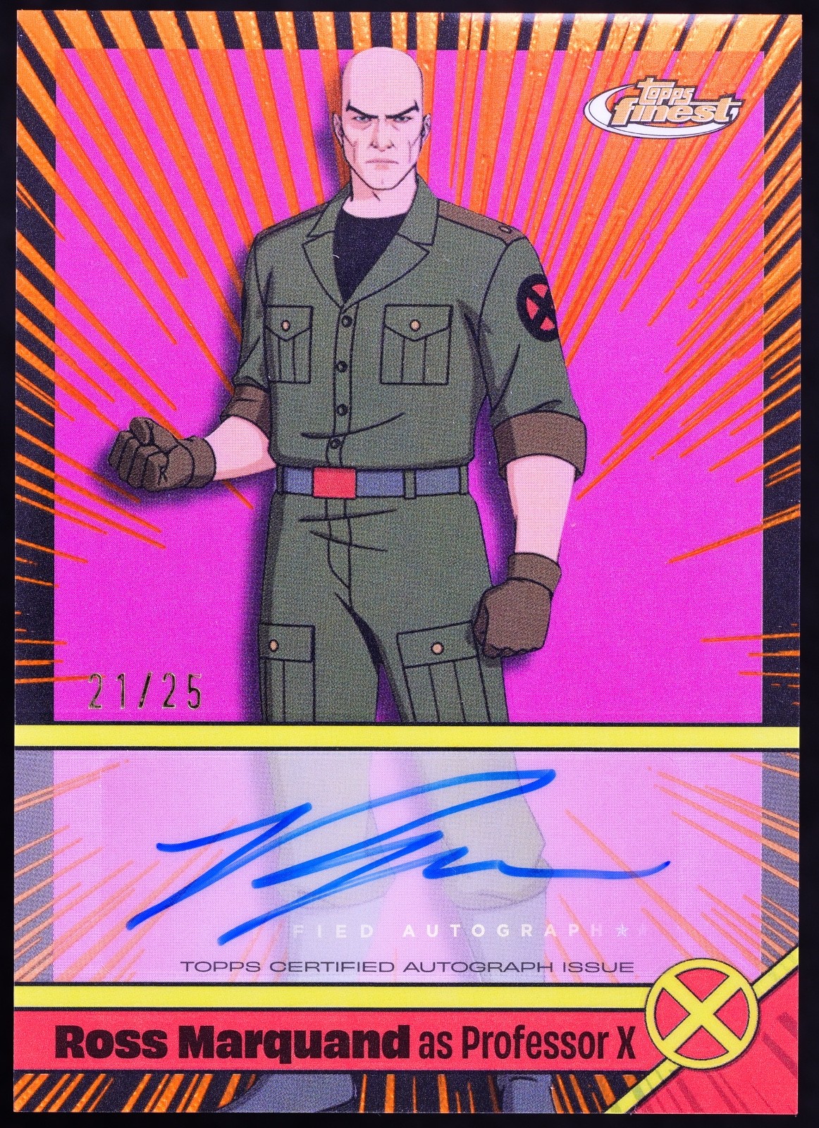 Ross Marquand 2025 Topps Finest X-Men '97 #Va-Rm Orange Refractor /25 ON CARD 🔥 Ross Marquand 2025 Topps Finest X-Men '97 #Va-Rm Orange Refractor /25 ON CARD 🔥