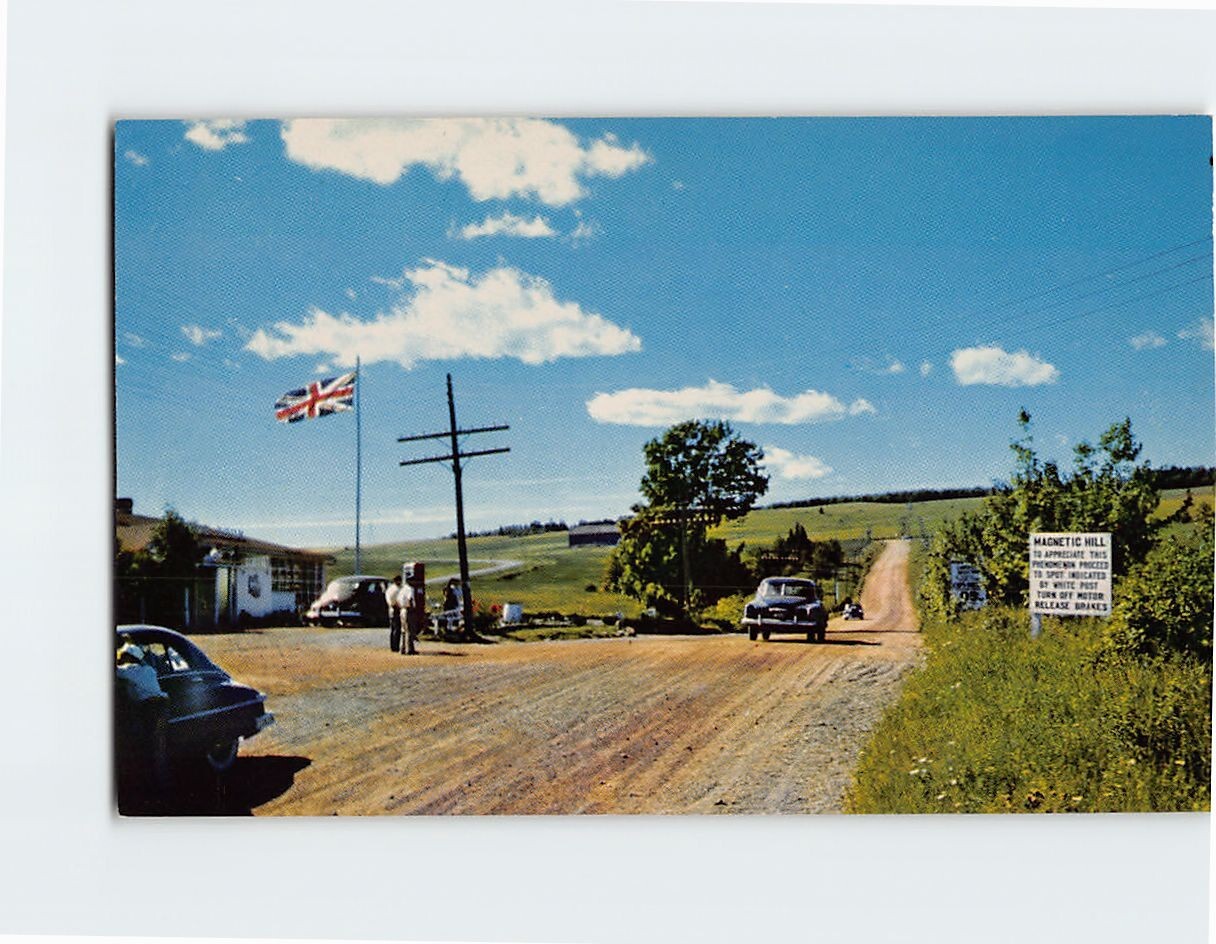 Postcard Magnetic Hill Moncton Canada Postcard Magnetic Hill Moncton Canada