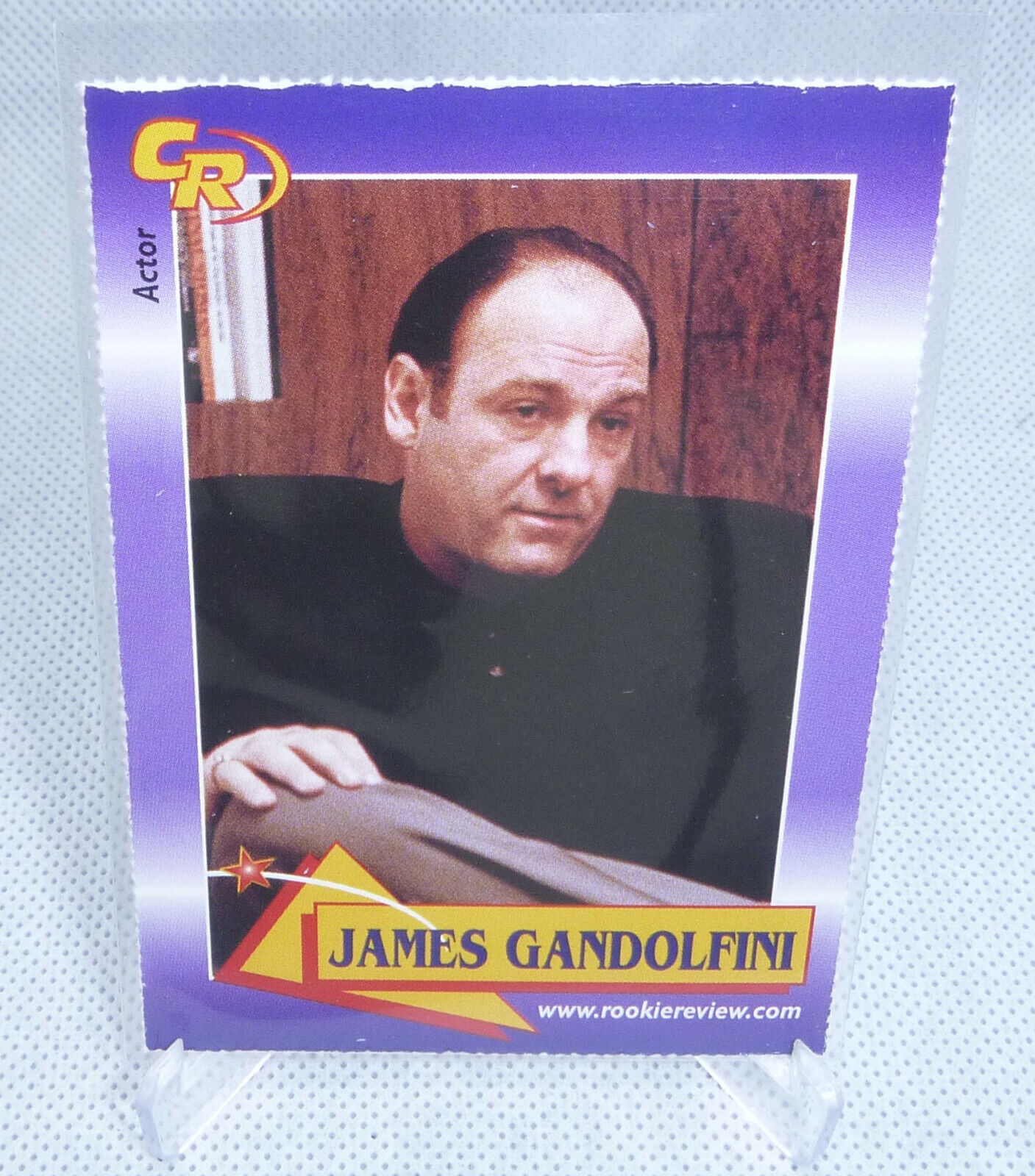 2003 Celebrity Review Rookie Review The Sapranos James Gandolfini Actor Card #15