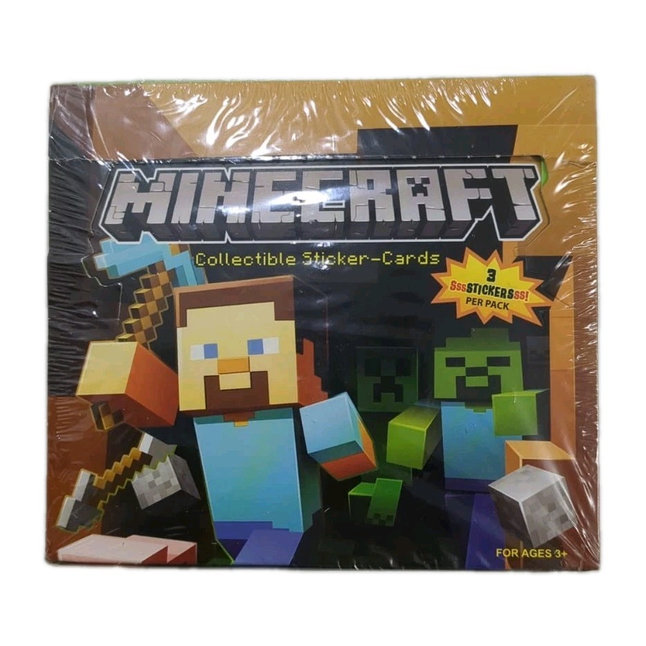 2015 Jinx Minecraft Collectible Sticker Card Sealed Booster Box (24 Packs) 2015 Jinx Minecraft Collectible Sticker Card Sealed Booster Box (24 Packs)