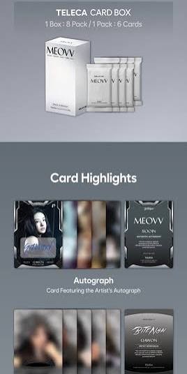 MEOVV Teleca Collection Card Box (8 Packs, 6 Cards per Pack) MEOVV Teleca Collection Card Box (8 Packs, 6 Cards per Pack)