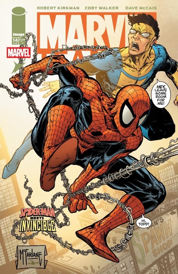 Marvel Team Up Facsimile Edition #14 (2026) McFarlane variant. VF/NM condition Marvel Team Up Facsimile Edition #14 (2026) McFarlane variant. VF/NM condition