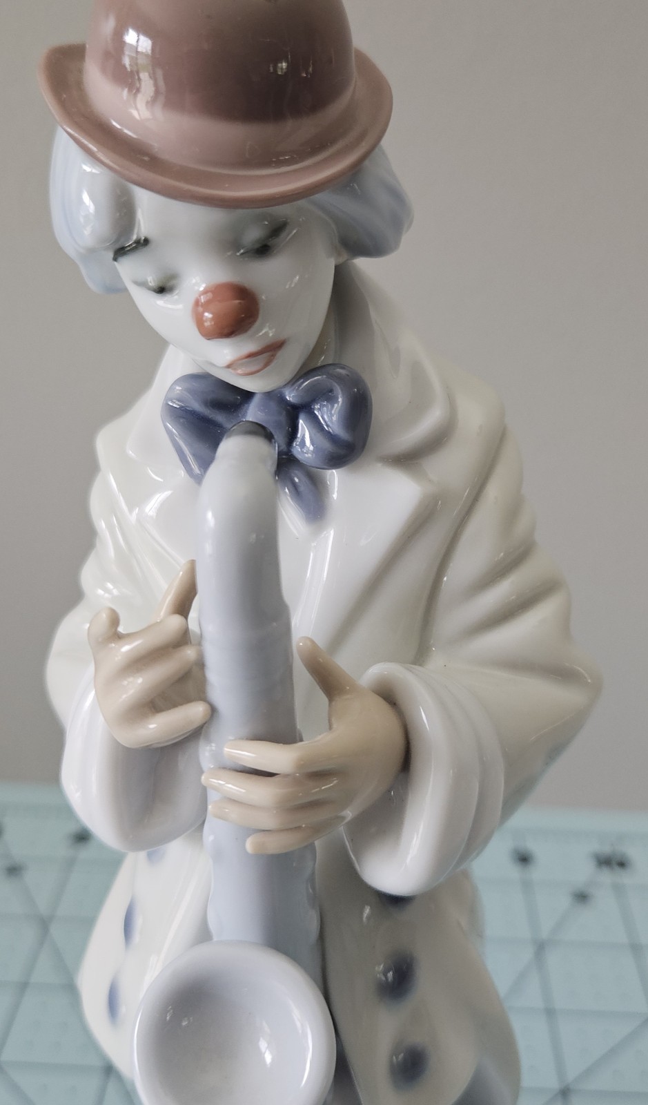 Lladro - #5471 - "Sad Sax" - Porcelain Figurine - Retired 2018