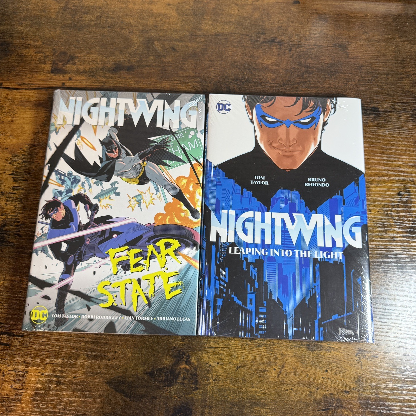Nightwing Vol 1 Leaping Into the Light & Fear State HC Sealed New DC Comics Nightwing Vol 1 Leaping Into the Light & Fear State HC Sealed New DC Comics