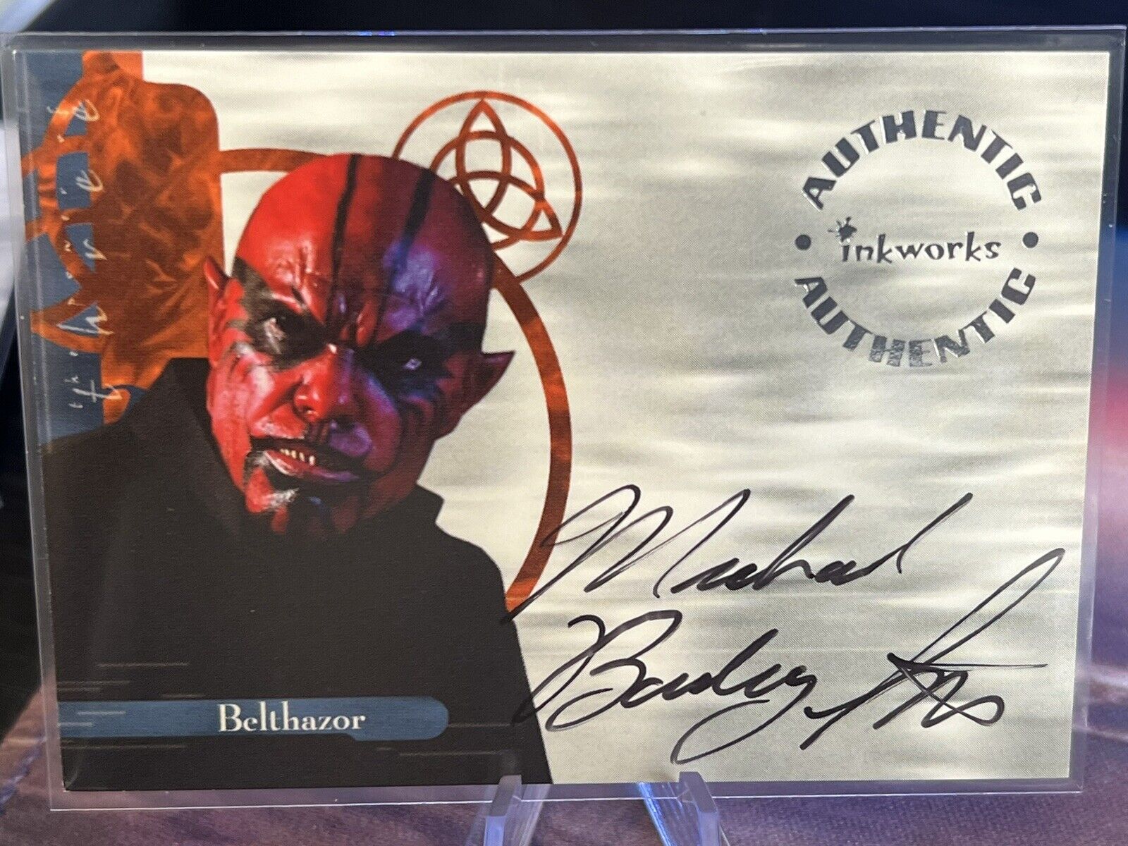 CHARMED:  Signed by MICHAEL BAILEY SMITH as Belthazor Autographed card# A20