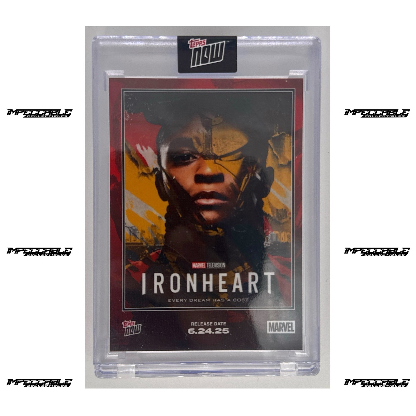 2025 Topps Now Marvel - #IH Ironheart /1592 Movie Poster Card 2025 Topps Now Marvel - #IH Ironheart /1592 Movie Poster Card