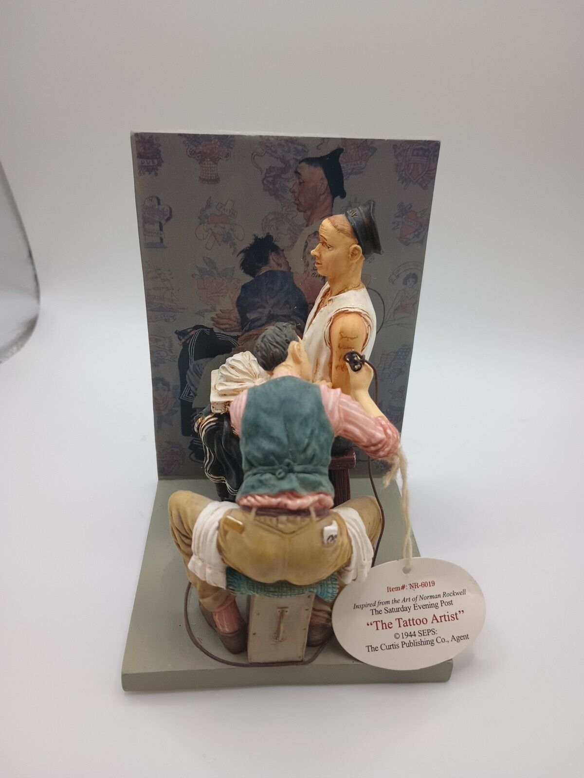 Vintage  Norman Rockwell The Tattoo Artist by NORMAN ROCKWELL Figurine