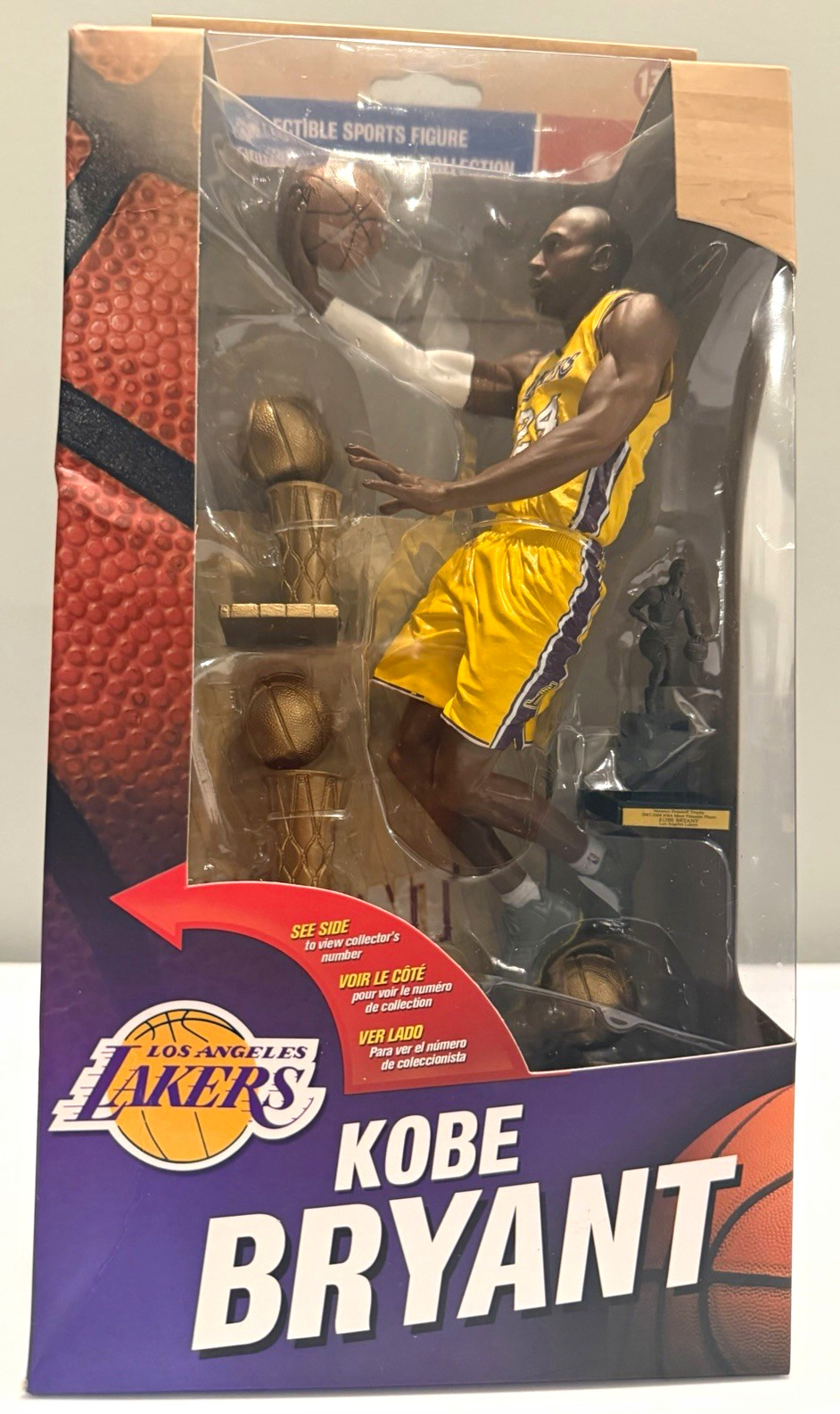 McFarlane Toys NBA Series 27 Kobe Bryant #24 Lakers Figure Trophy (Unopened) McFarlane Toys NBA Series 27 Kobe Bryant #24 Lakers Figure Trophy (Unopened)