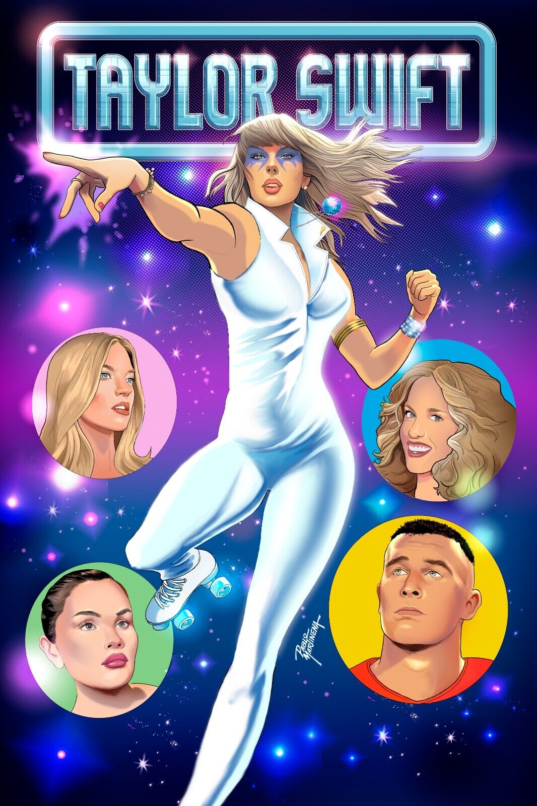 Female Force Taylor Swift comic book SWIFTIES DAZZLER NEW VARIANT No Brand Logos