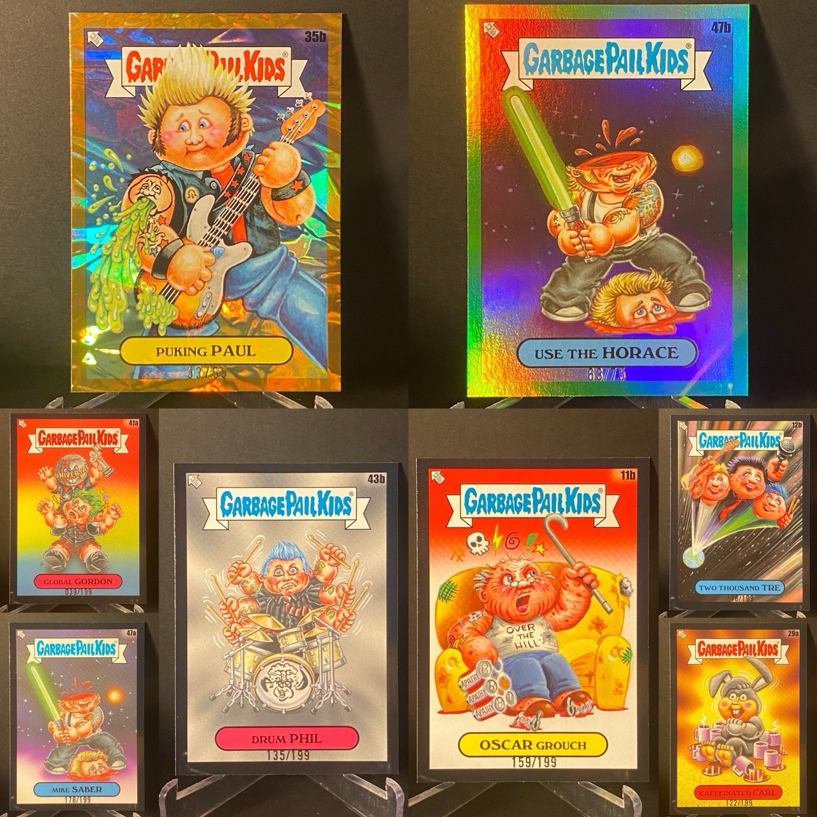 8x 2024 Topps GPK x Green Day Battle Of the Bands GOLD GREEN BLACK #’ed /50 /199