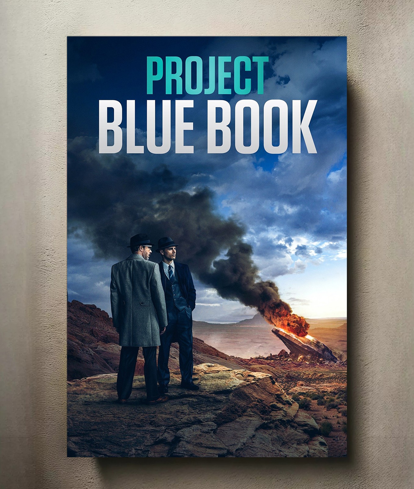 Project Blue Book 8x12 Metal TV Show Poster Sign Project Blue Book 8x12 Metal TV Show Poster Sign