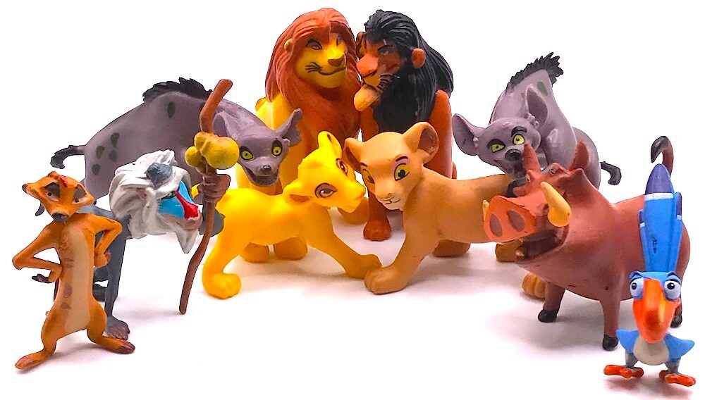LION KING Figure Play Set DISNEY PVC TOY Simba SCAR Mufasa HYENAS Rafiki TIMON LION KING Figure Play Set DISNEY PVC TOY Simba SCAR Mufasa HYENAS Rafiki TIMON