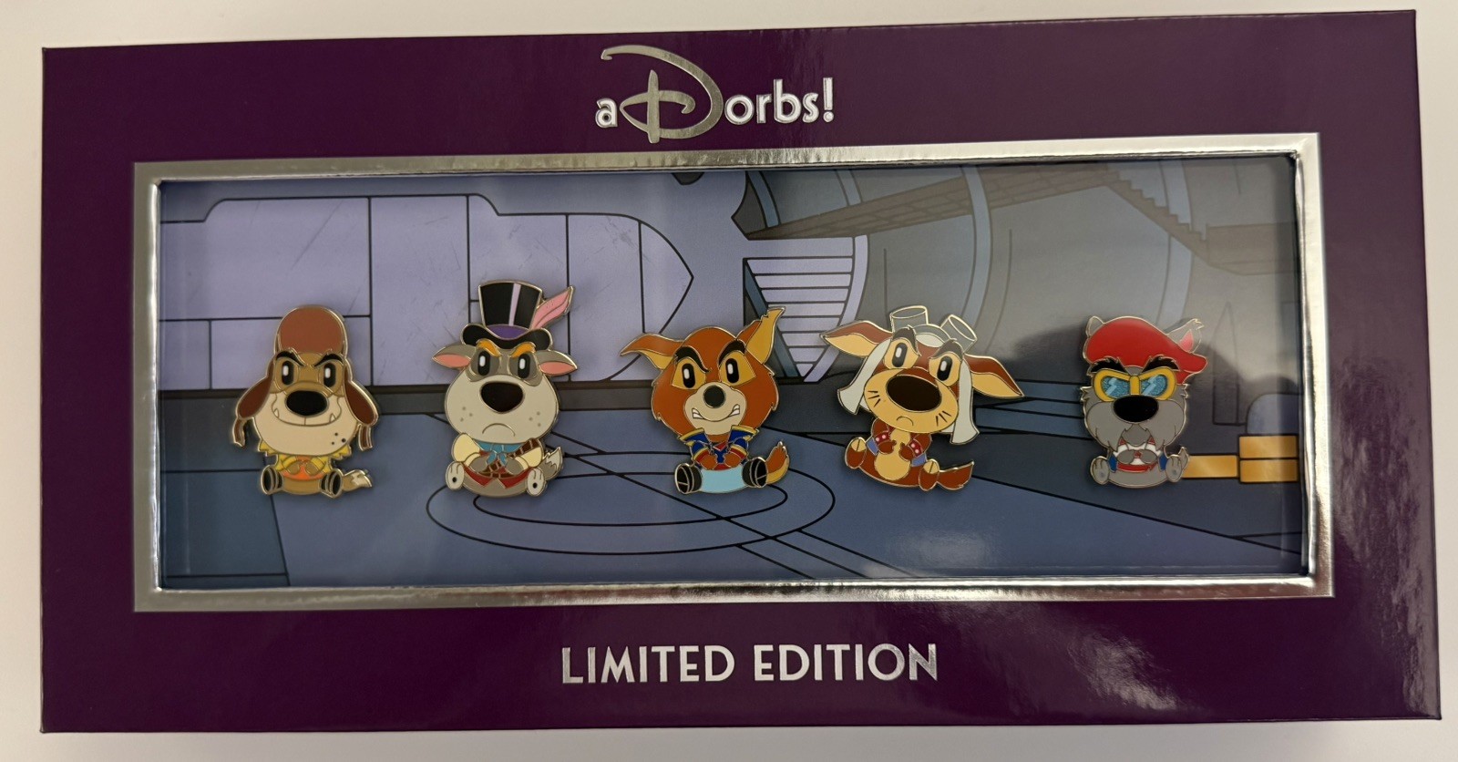 WDI MOG Disney Afternoon TaleSpin aDorbs 5-pin LE 400 Box Set IN HAND WDI MOG Disney Afternoon TaleSpin aDorbs 5-pin LE 400 Box Set IN HAND