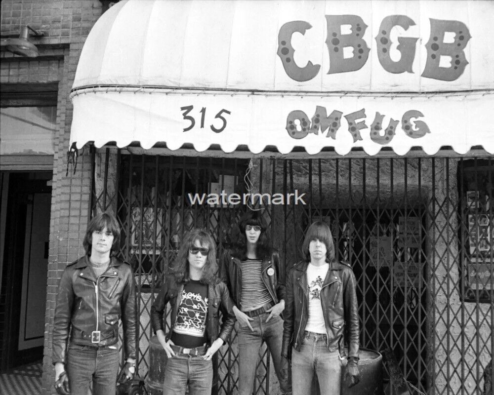 8x10 The Ramones GLOSSY PHOTO photograph picture print joey ramone punk CBGB