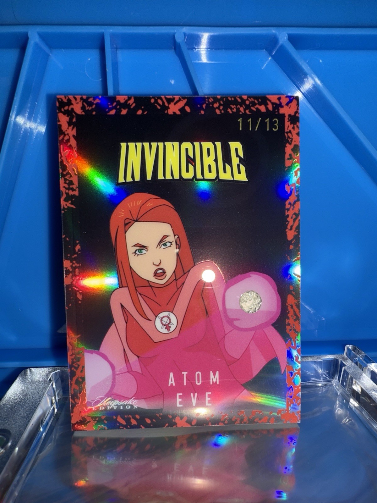 OPEN TO OFFERS Invincible Keepsake Blood Splatter Gem 11/13 Of Atom Eve OPEN TO OFFERS Invincible Keepsake Blood Splatter Gem 11/13 Of Atom Eve