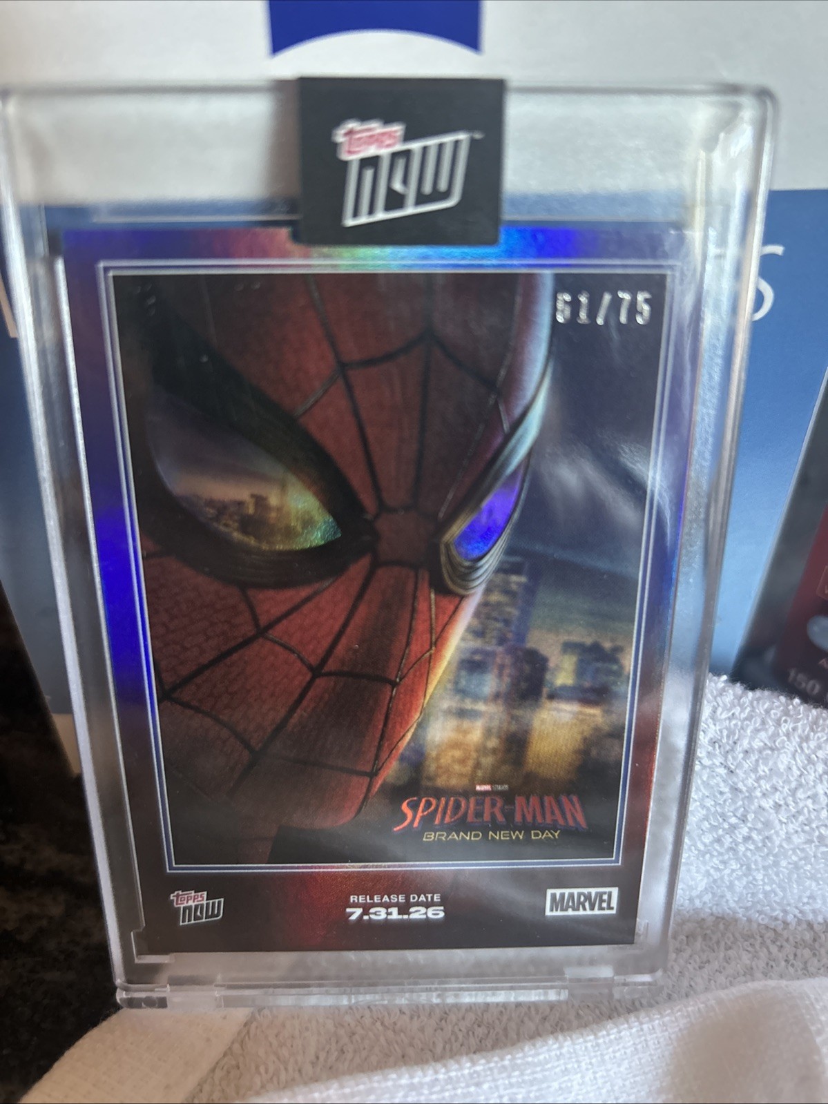 2026 TOPPS NOW SPIDER-MAN BRAND NEW DAY ENCASED FOIL SSP 61/75 POSTER RARE 2026 TOPPS NOW SPIDER-MAN BRAND NEW DAY ENCASED FOIL SSP 61/75 POSTER RARE
