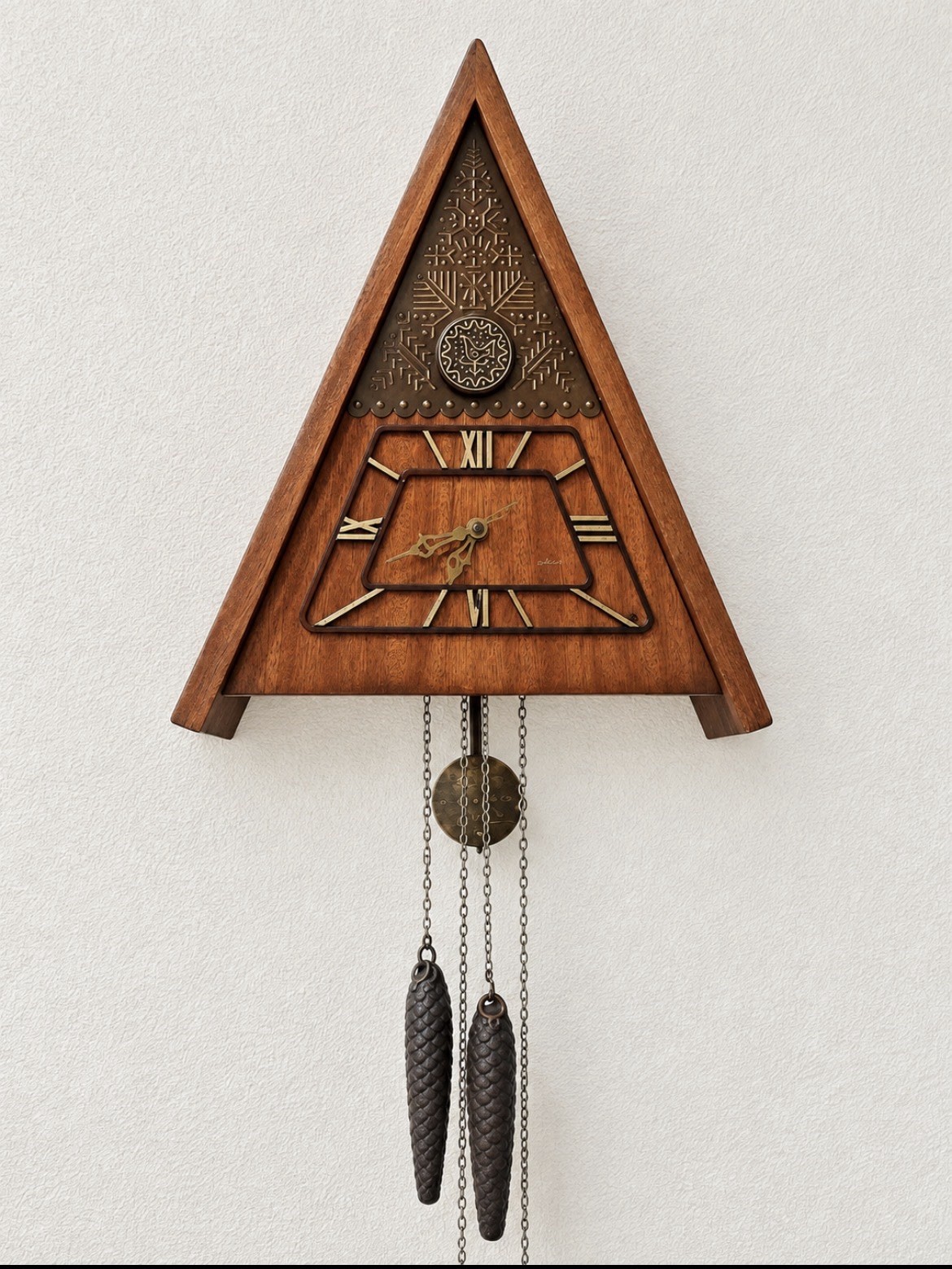 MAYAK MAJAK VINTAGE WOODEN WALL CUCKOO CLOCK SOVIET USSR WORKING MAYAK MAJAK VINTAGE WOODEN WALL CUCKOO CLOCK SOVIET USSR WORKING