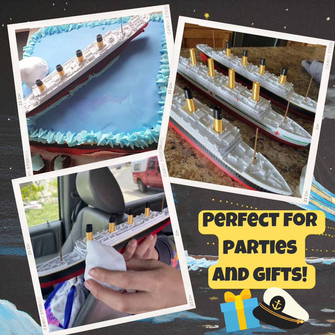 10" Queen Mary 2 Cruise Ship Model - Cruise Vacation Memorabilia & Nautical
