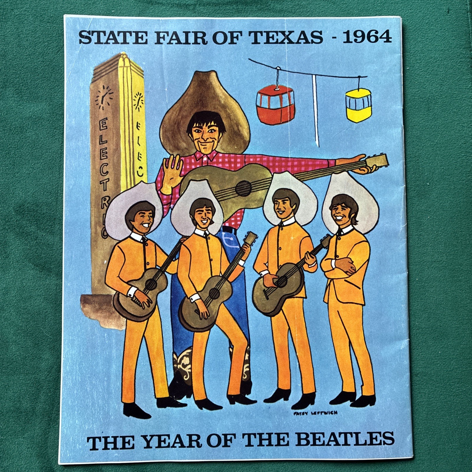 1964 Beatles State Fair of Texas Dallas Official Souvenir Program Big Tex Rare 1964 Beatles State Fair of Texas Dallas Official Souvenir Program Big Tex Rare