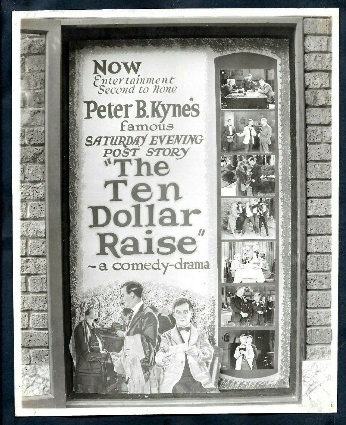 Play Entrance VICTORY Theater THE TEN DOLLAR RAISE PREMIERE 1920s Photo Y 208