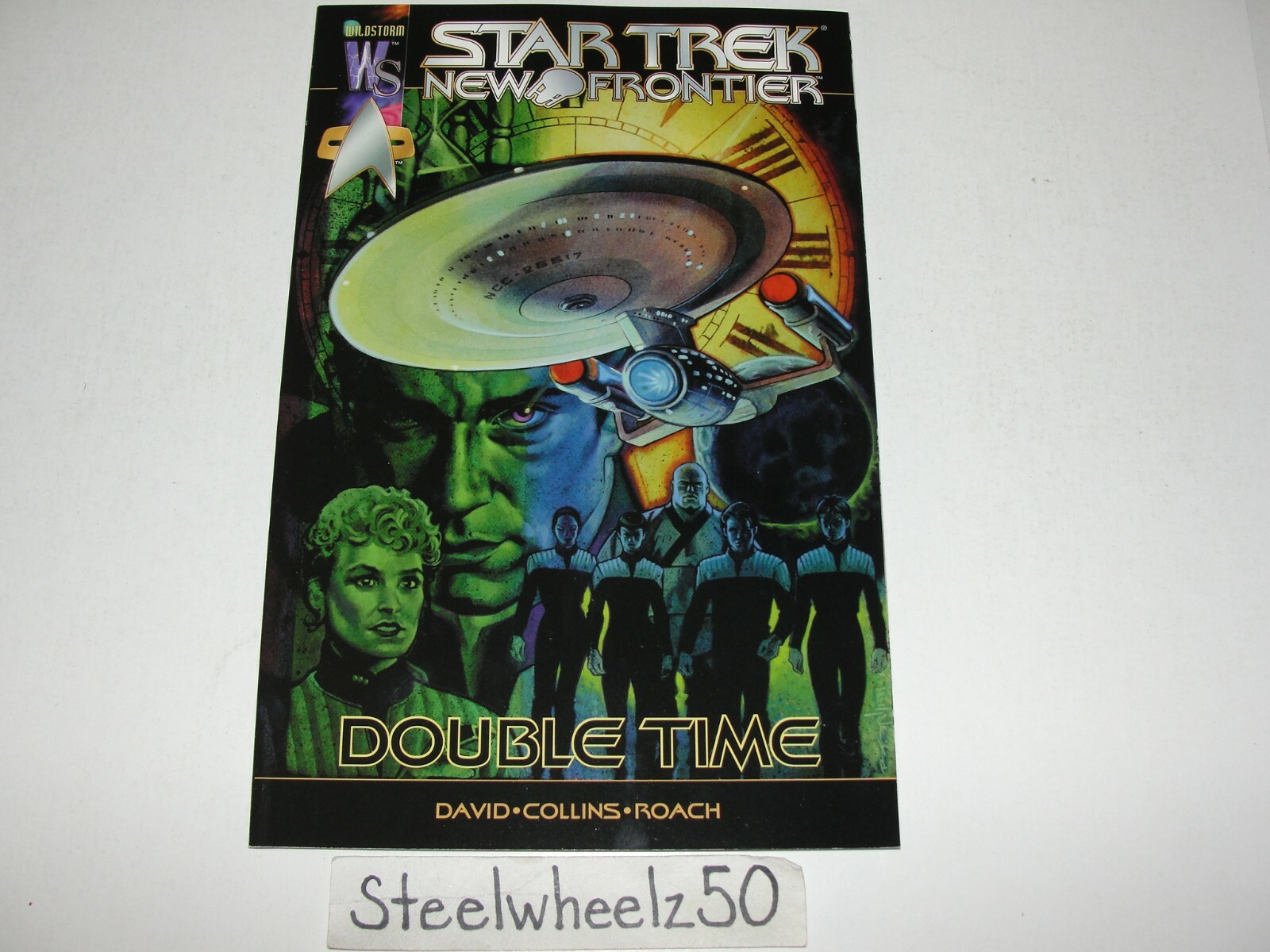 Star Trek New Frontier Double Time #1 Comic Wildstorm 2000 Peter David Collins Star Trek New Frontier Double Time #1 Comic Wildstorm 2000 Peter David Collins