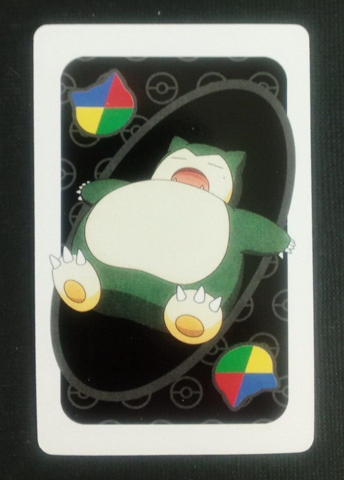 2019 UNO Pokemon Card Wild Snorlax Traffic Card 2019 UNO Pokemon Card Wild Snorlax Traffic Card