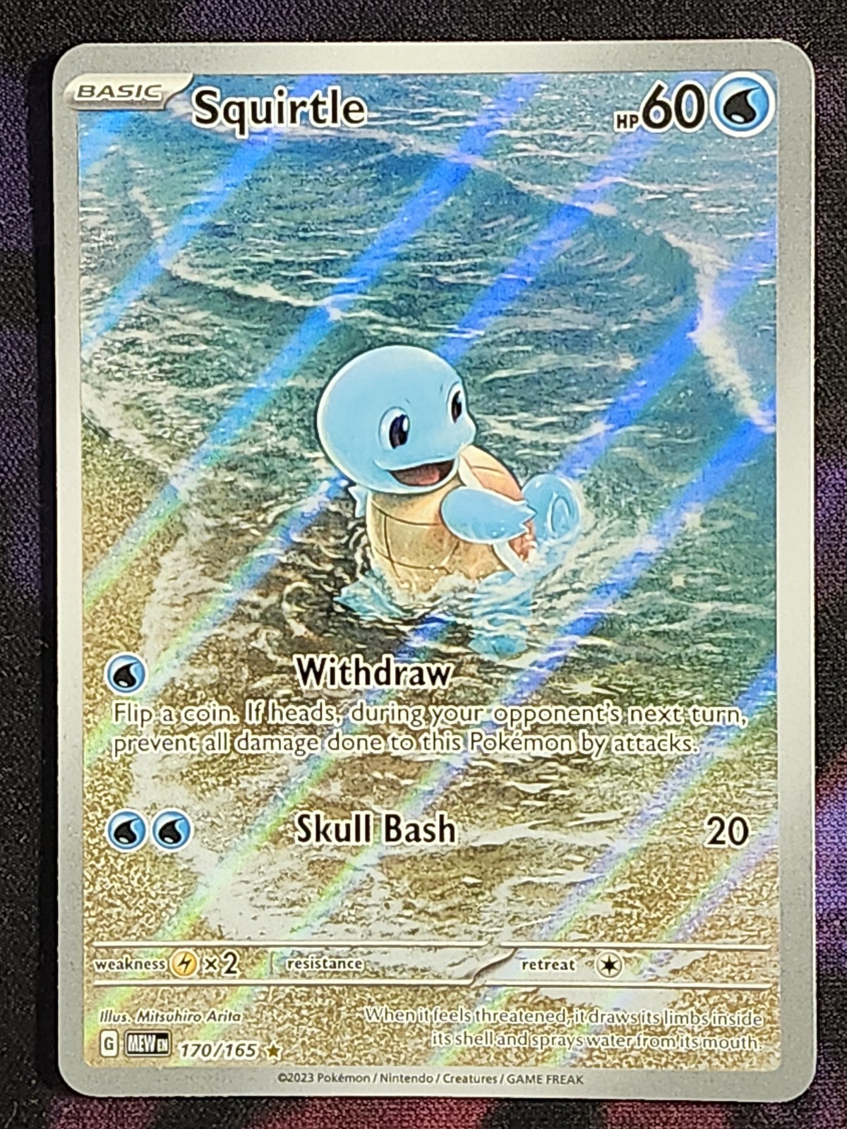 Pokemon Squirtle 170/165 Pokemon 151 MEW