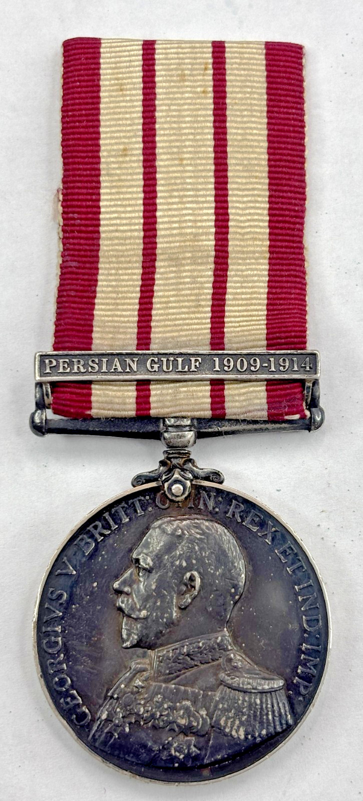 Royal Naval General Service Medal Persian Gulf 1909 Clasp HMS DARTMOUTH Named Royal Naval General Service Medal Persian Gulf 1909 Clasp HMS DARTMOUTH Named