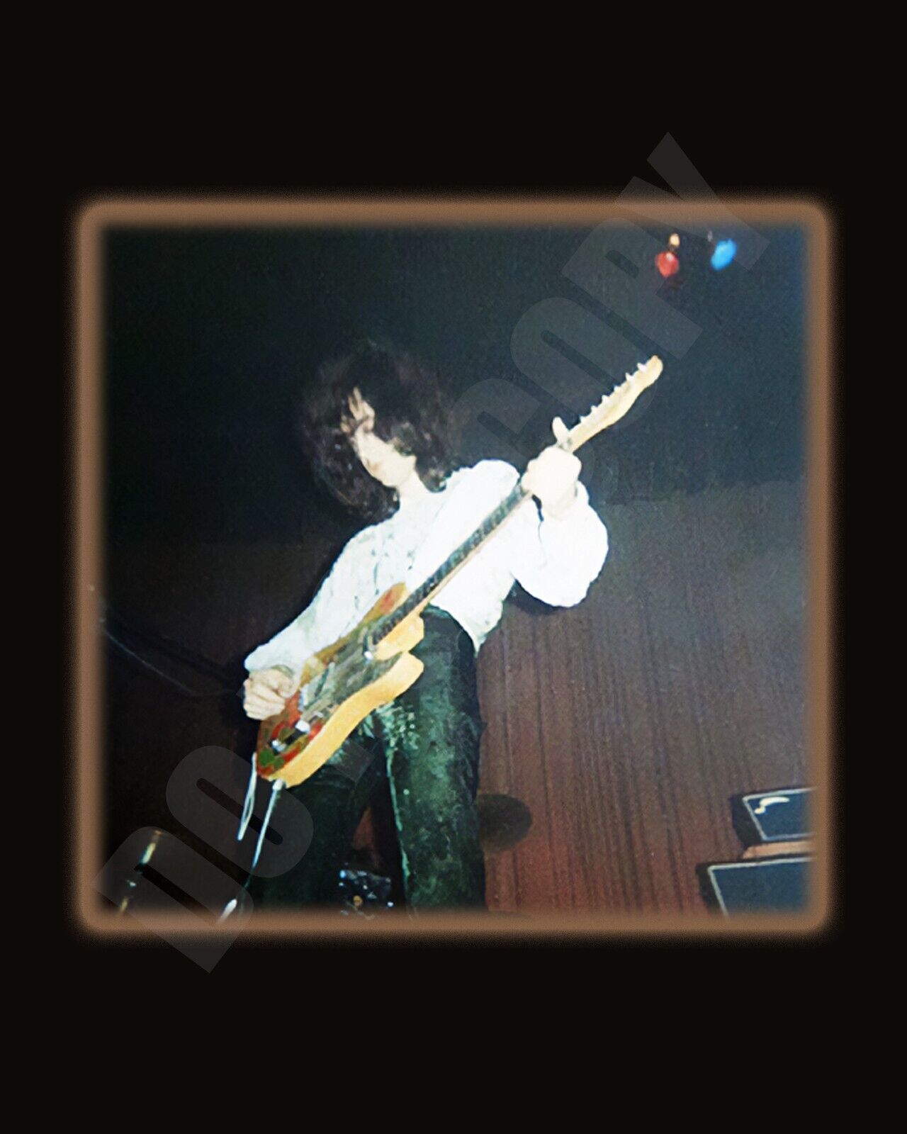 1969 Jimmy Page Led Zeppelin Detroit Grande Ballroom 8x10 Photo