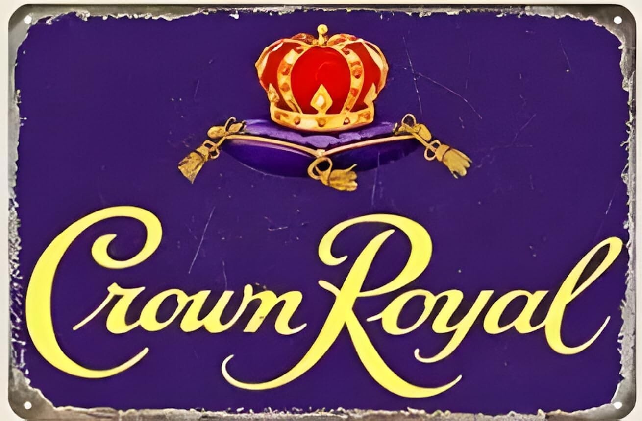 Vintage Crown Royal Metal Tin Sign 8x12 Iron Wall Hanging Plaque Garage Decor US Vintage Crown Royal Metal Tin Sign 8x12 Iron Wall Hanging Plaque Garage Decor US