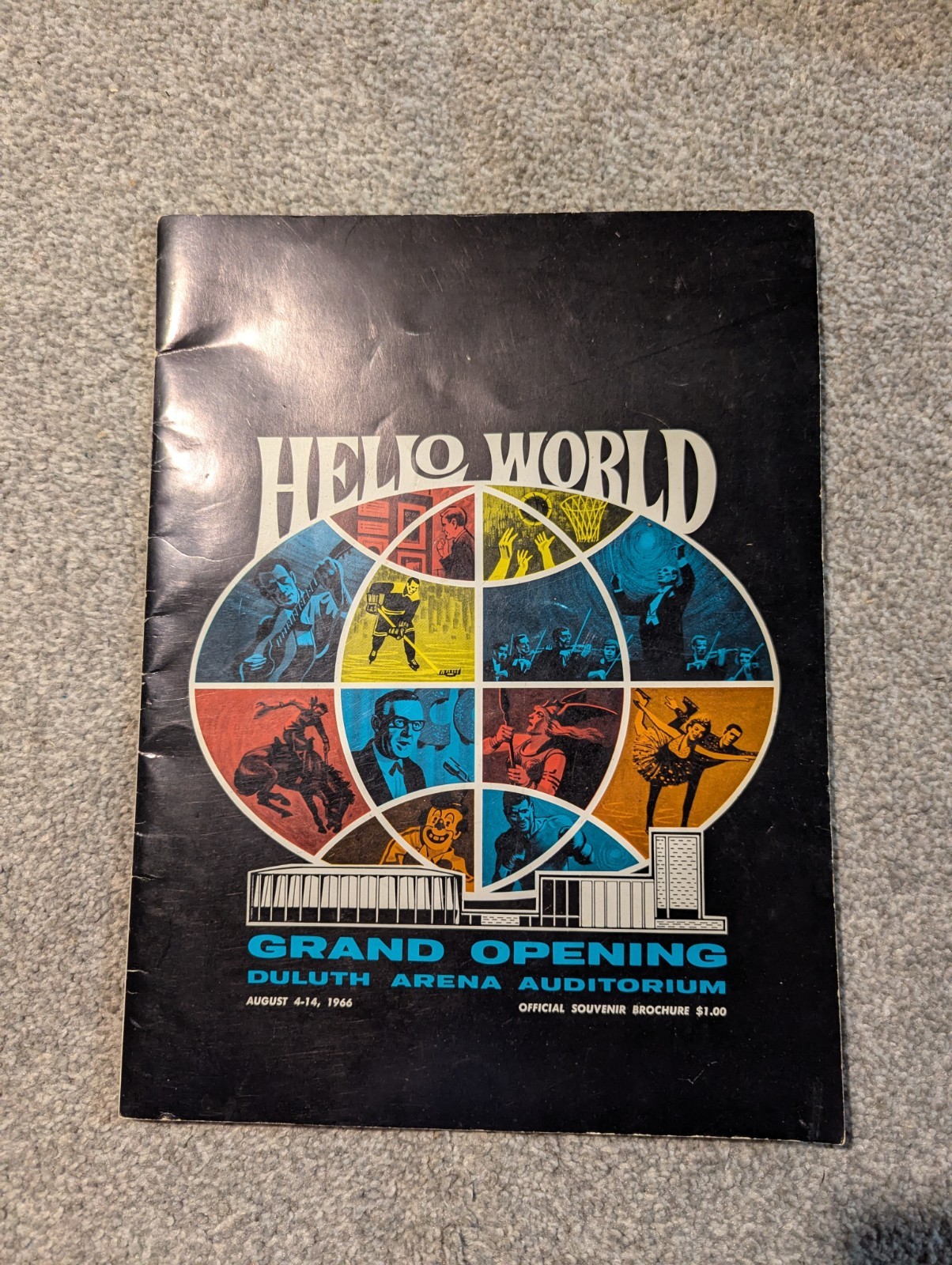 Vintage Duluth MN Souvenir Brochure Arena Auditorium Grand Opening 1966 DECC Vintage Duluth MN Souvenir Brochure Arena Auditorium Grand Opening 1966 DECC