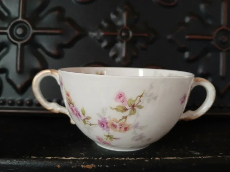 Antique Theodore Haviland Limoges France Sugar Bowl Antique Theodore Haviland Limoges France Sugar Bowl
